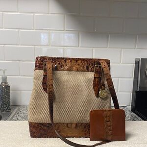 Brahmin Shoulder bag with matching wallet